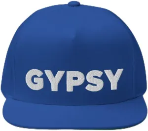 Gypsy Hat (Embroidered Flat Bill Snapback Cap)