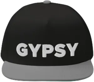 Gypsy Hat (Embroidered Flat Bill Snapback Cap)