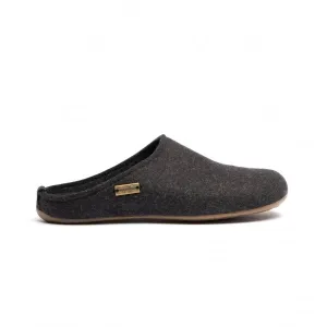 Haflinger FUNDUS Womens Wool Slippers Graphite