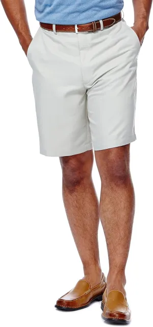 Haggar Men's Cool 18 Classic Fit Expandable Waist Short Regular and Big & Tall Sizes