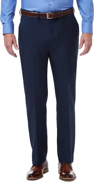 Haggar Men's Premium Comfort Classic Fit Flat Front Dress Pants-Regular and Big & Tall Sizes