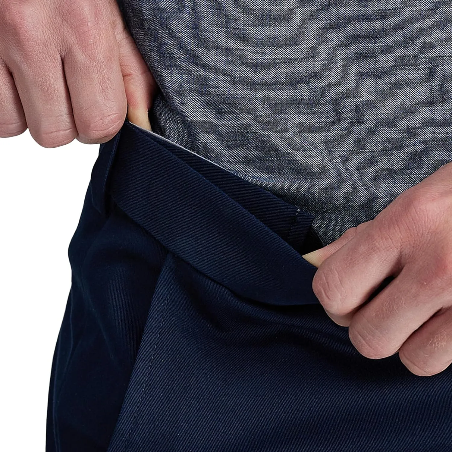 Haggar Men's Wrinkle Free Classic Fit Flat Front Khaki Pant