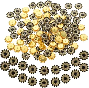 Homoyoyo 1 Flatback Rhinestone Embellishments for DIY Crafts Per Bag for Clothing Accessories and Home Decor Easy to Use No Design