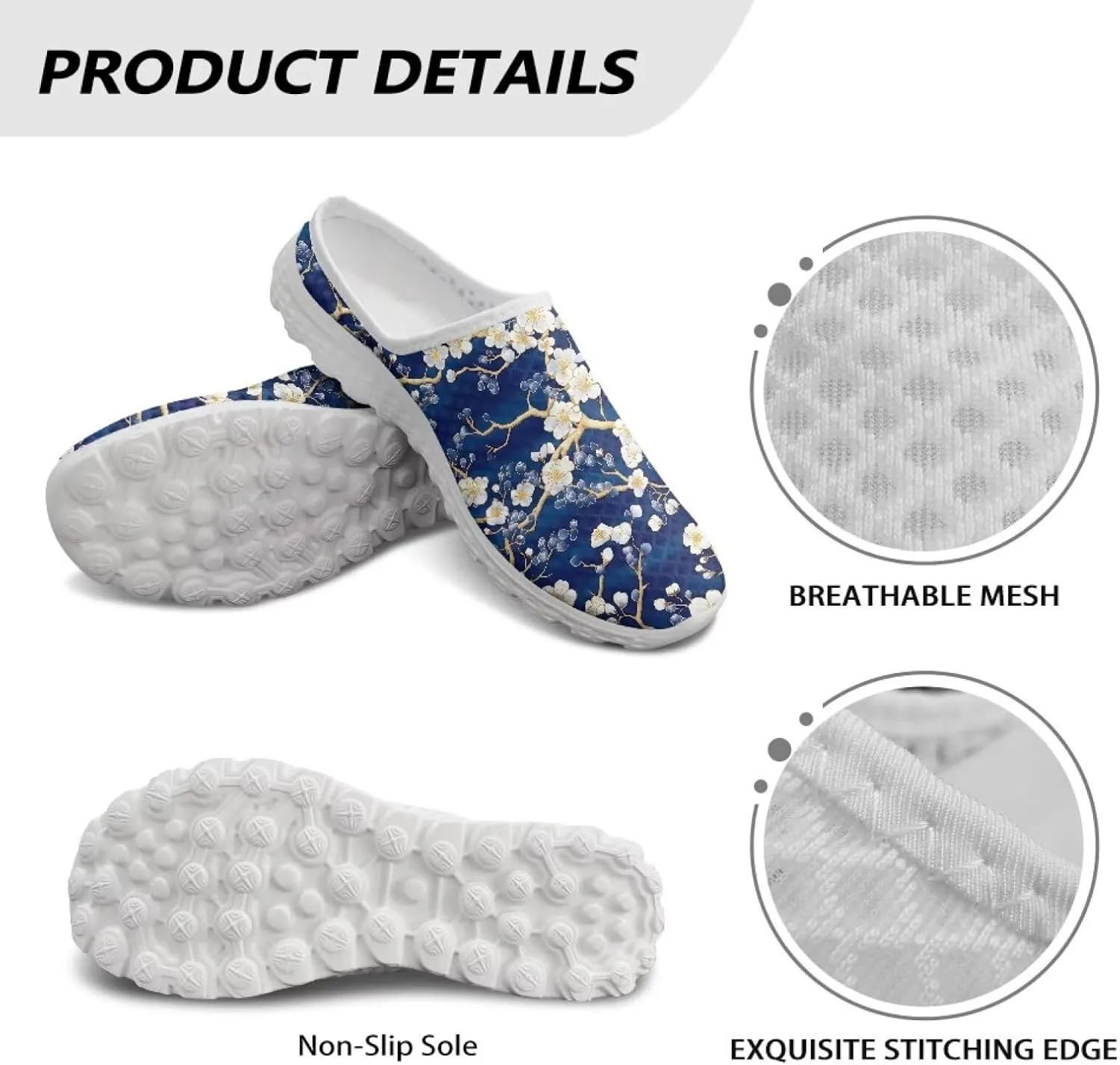 Howilath Women's Sport Mules Tennis Shoes Slip on Garden Shoes Loafers Fashion Backless Sneakers for Street Style Outdoor