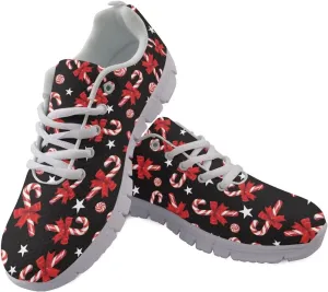HUGS IDEA Women's Road Running Shoes Nurse Pattern Lightweight Sport Sneakers