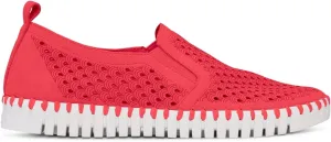 Ilse Jacobsen HORNBÆK Women's Tulip140WOM Flat | Slip-On | Low-Top |Raspberry |41 EU/11 M US