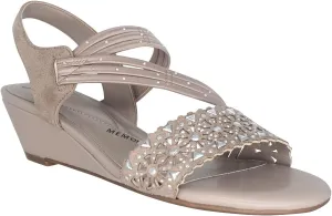 Impo Gatrina Stretch Wedge Sandal with Memory Foam