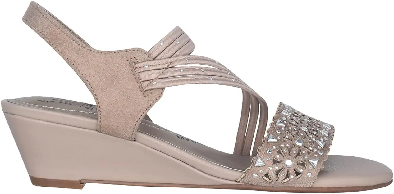 Impo Gatrina Stretch Wedge Sandal with Memory Foam
