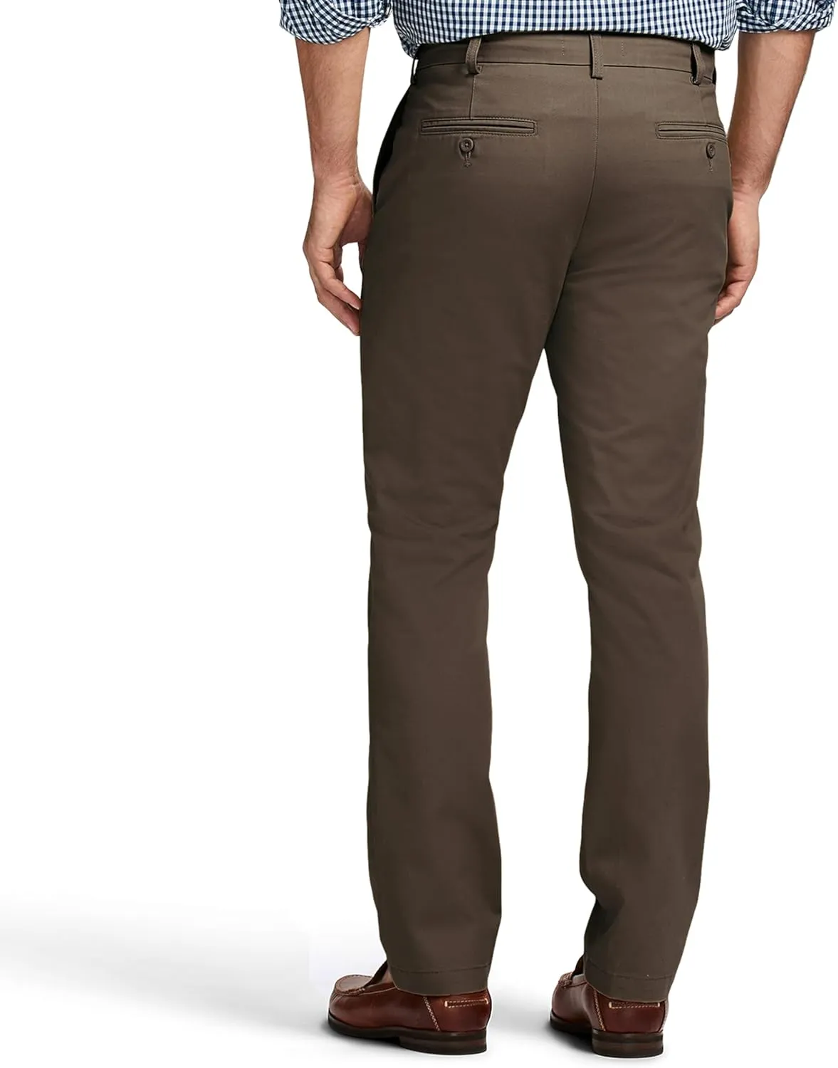 IZOD Men's American Chino Flat Front Straight Fit Pant
