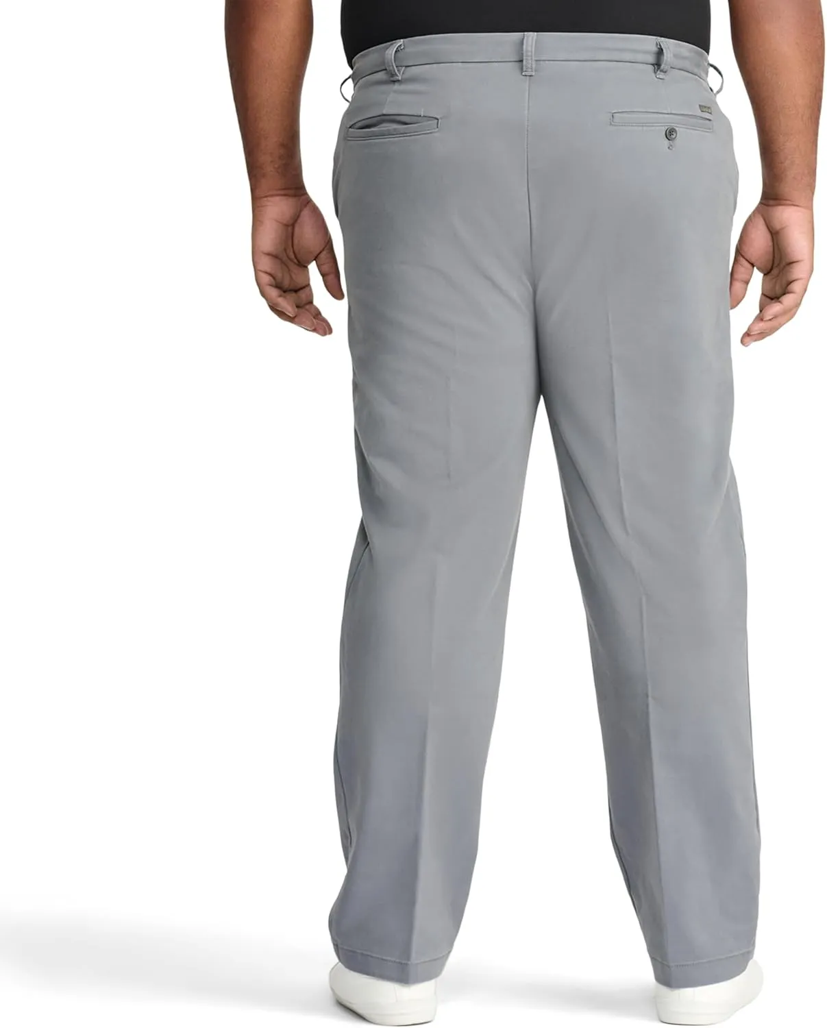 IZOD Men's Big and Tall Performance Stretch Flat Front Pant