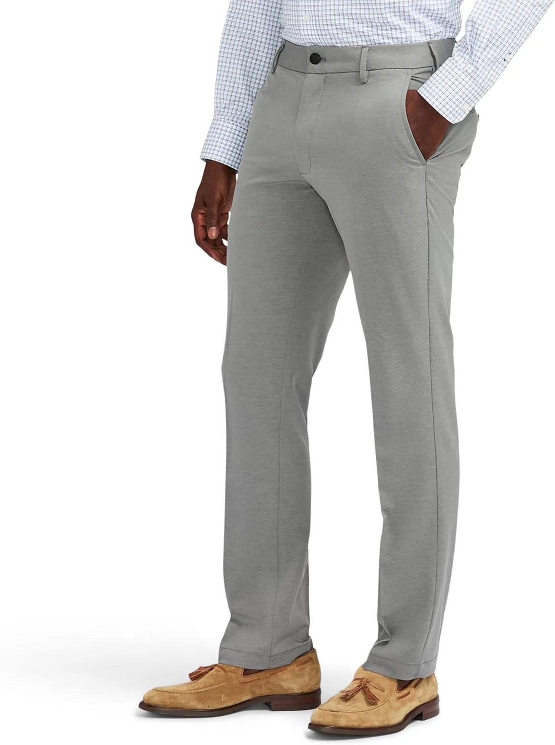 IZOD Men's Non-Iron Stretch Straight Fit Flat Front Traveler Chino Pant
