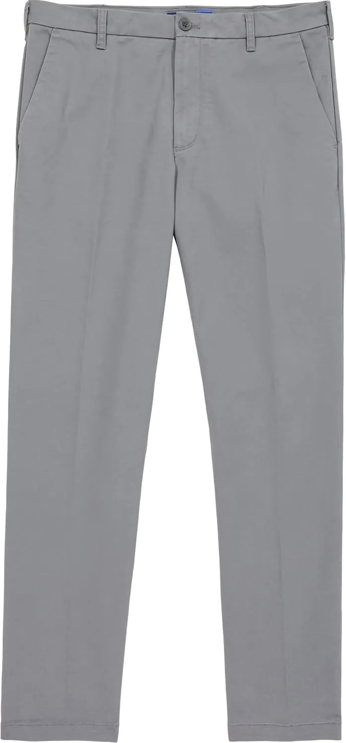 IZOD Men's Performance Stretch Straight Fit Flat Front Chino Pant