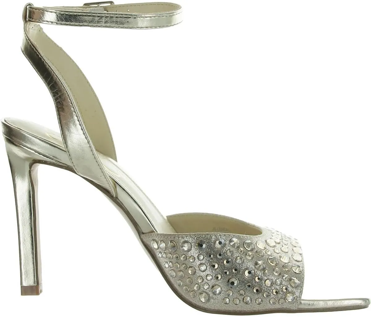 Jessica Simpson Womens Lendall Square Open Toe Ankle Strap Pumps