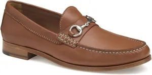 Johnston & Murphy Baldwin Bit Loafer Dress Casual Slip-On Shoe, Cognac Sheepskin, 13 M