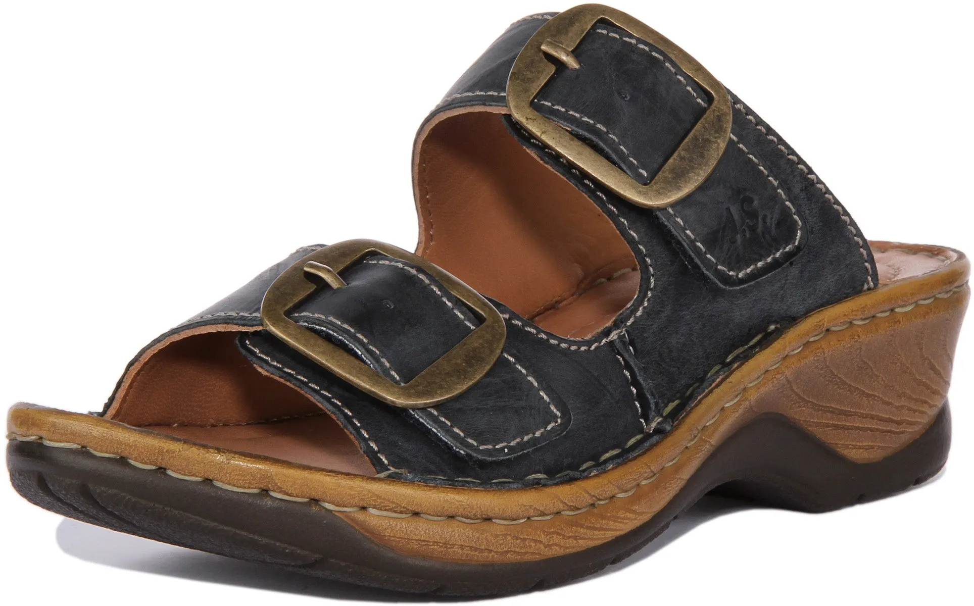 Josef Seibel Catalonia 76 In Navy Brown For Women