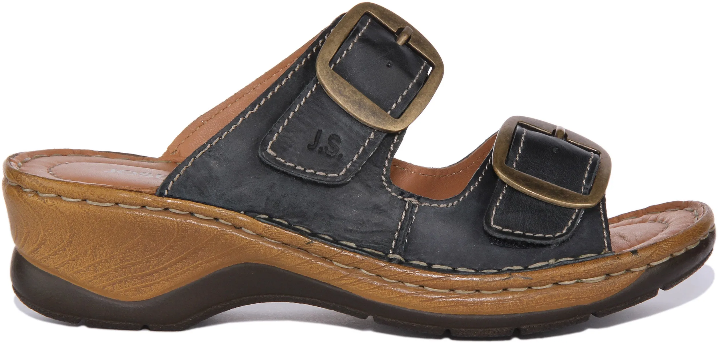 Josef Seibel Catalonia 76 In Navy Brown For Women