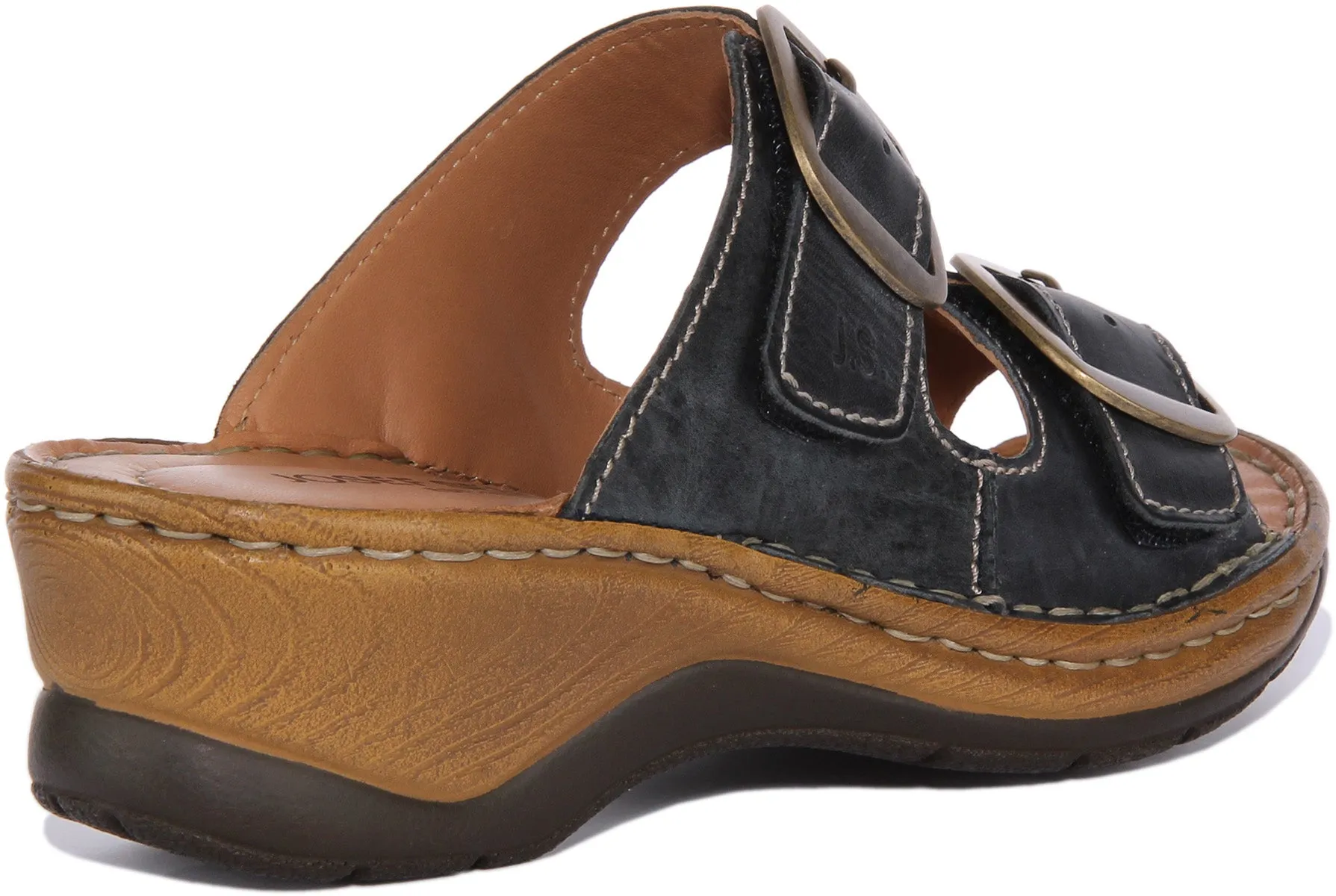 Josef Seibel Catalonia 76 In Navy Brown For Women