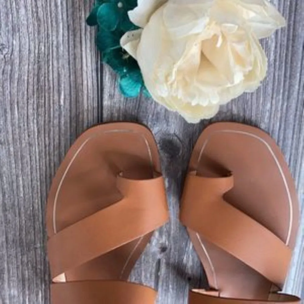 Kensie Brown Nica Sandals 8.5M