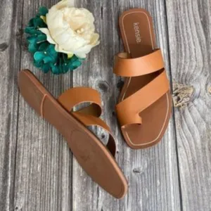 Kensie Brown Nica Sandals 8.5M