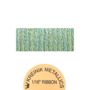Kreinik Metallic 1/16” Ribbon 9194 Star Green