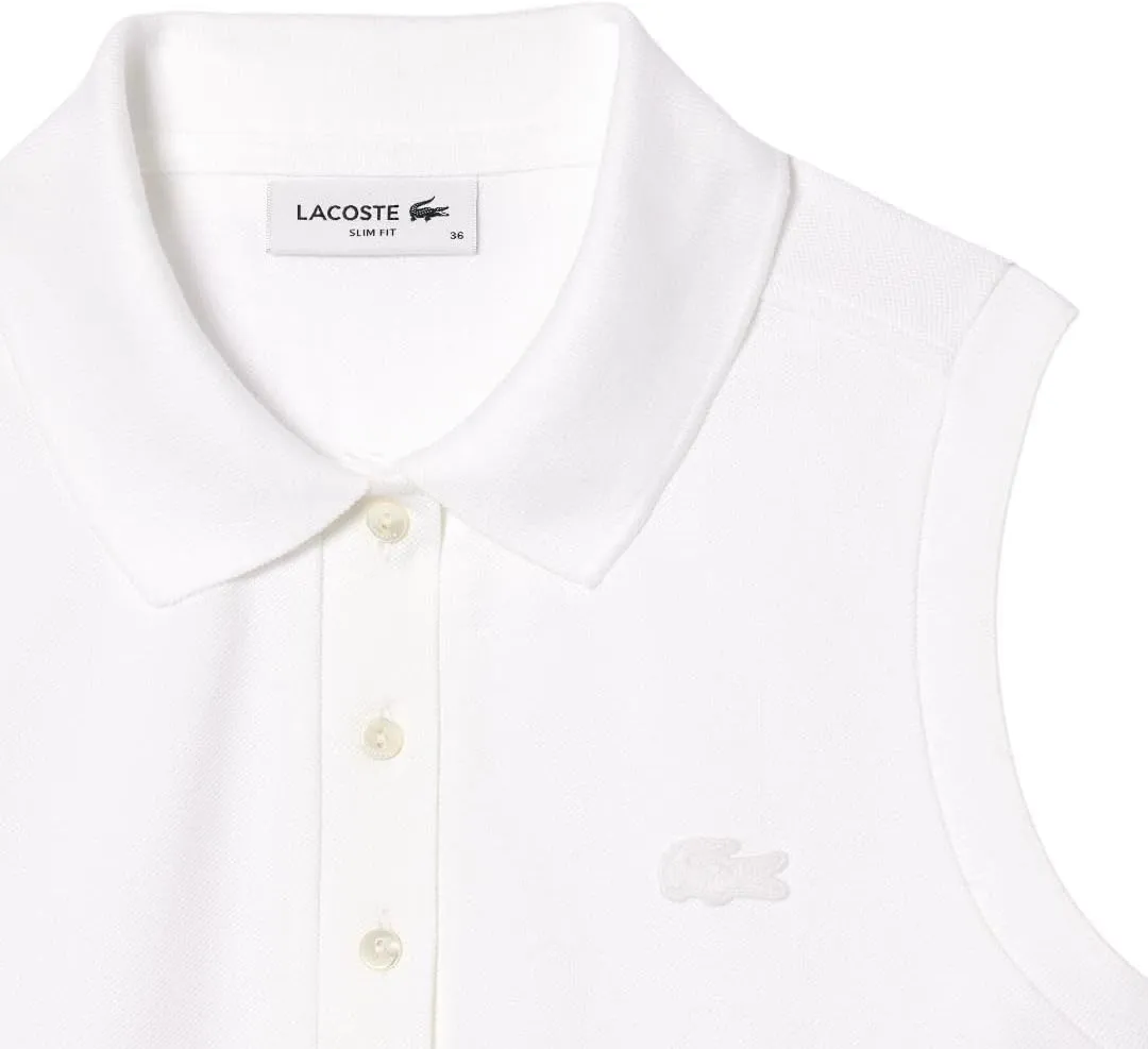 Lacoste Women's L.12.D Slim Fit Sleeveless Polo