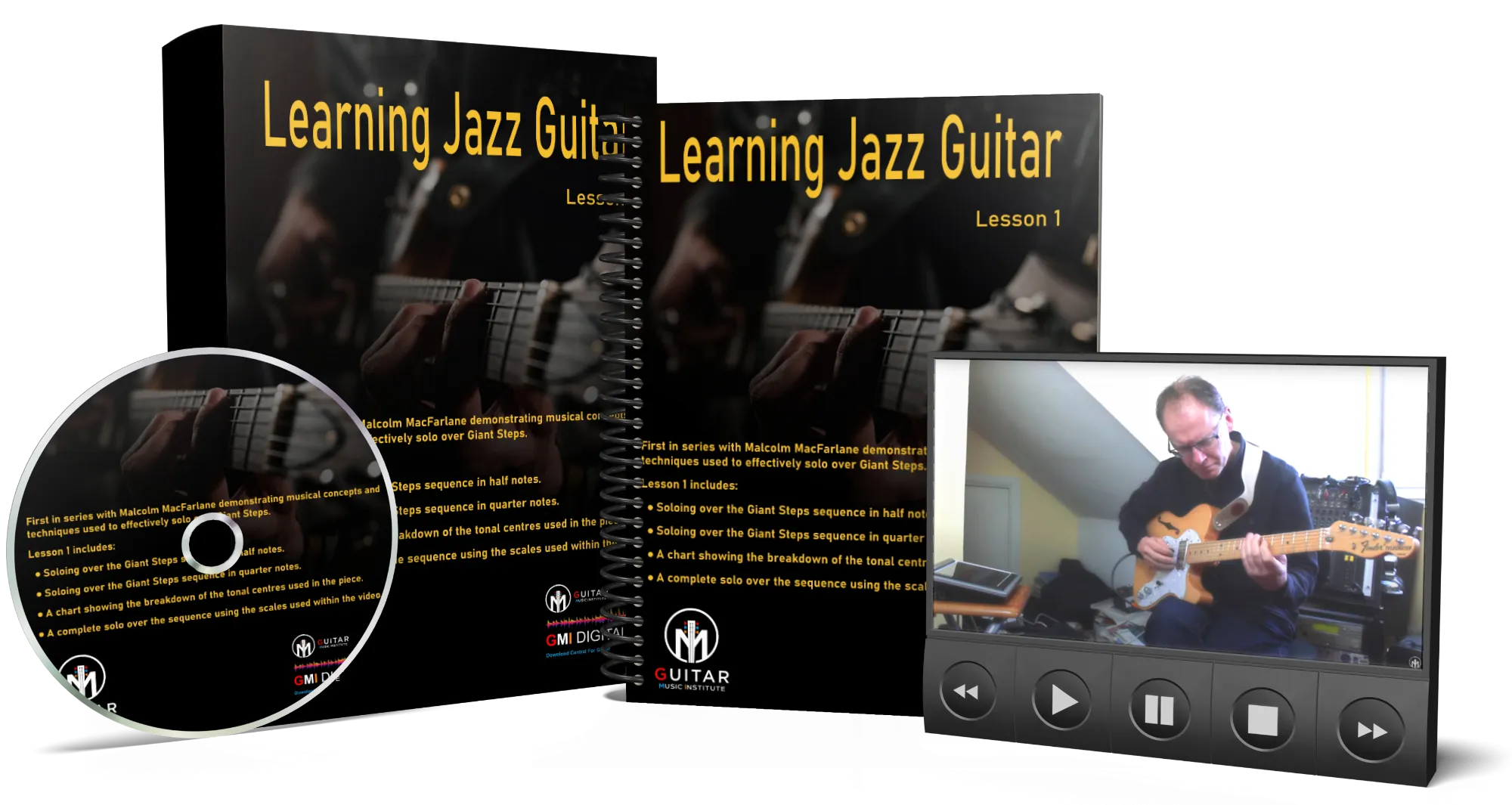 Learning Jazz Guitar: Lesson 1 - First Steps In Soloing Over Giant Steps