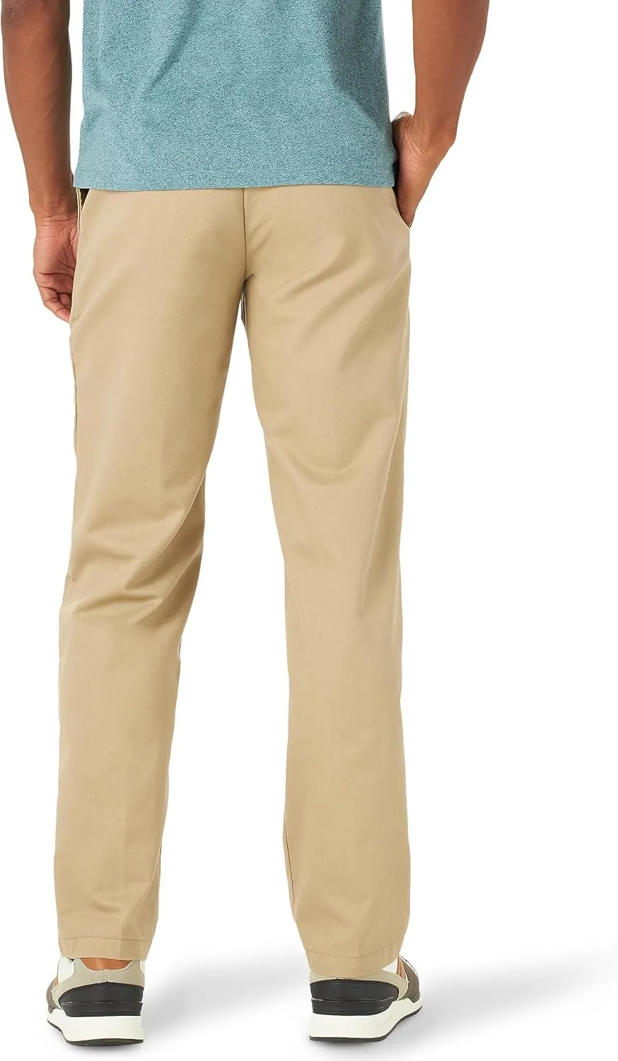 LEE Men's Total Freedom Stretch Relaxed Fit Flat Front Pant