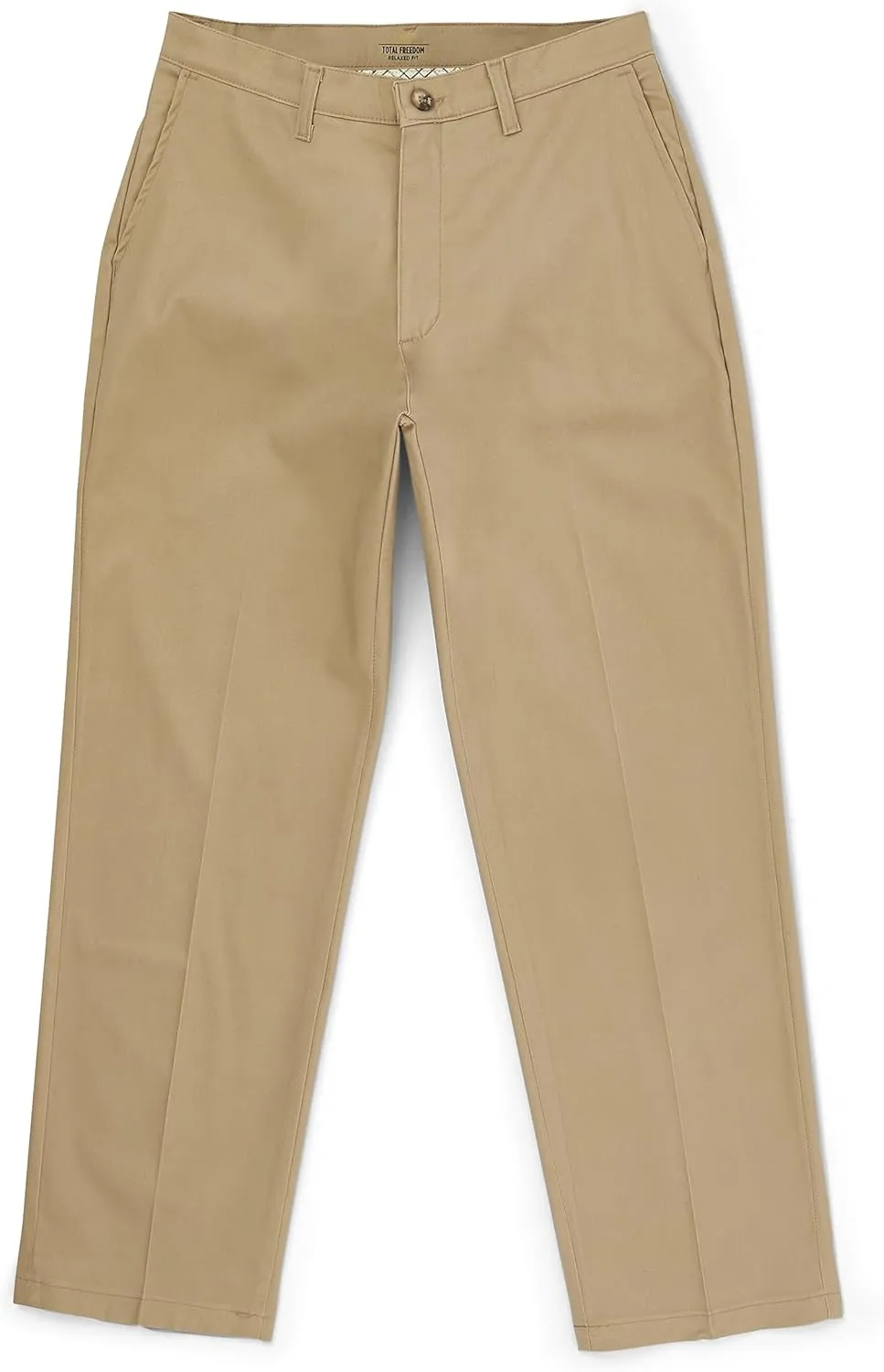 LEE Men's Total Freedom Stretch Relaxed Fit Flat Front Pant
