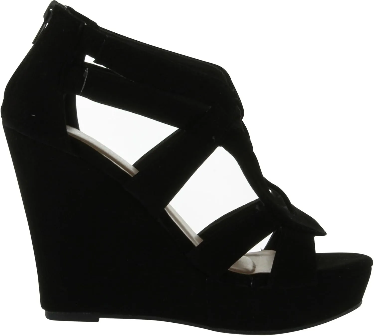 Lindy 03 Strappy Open Toe Platform Wedge