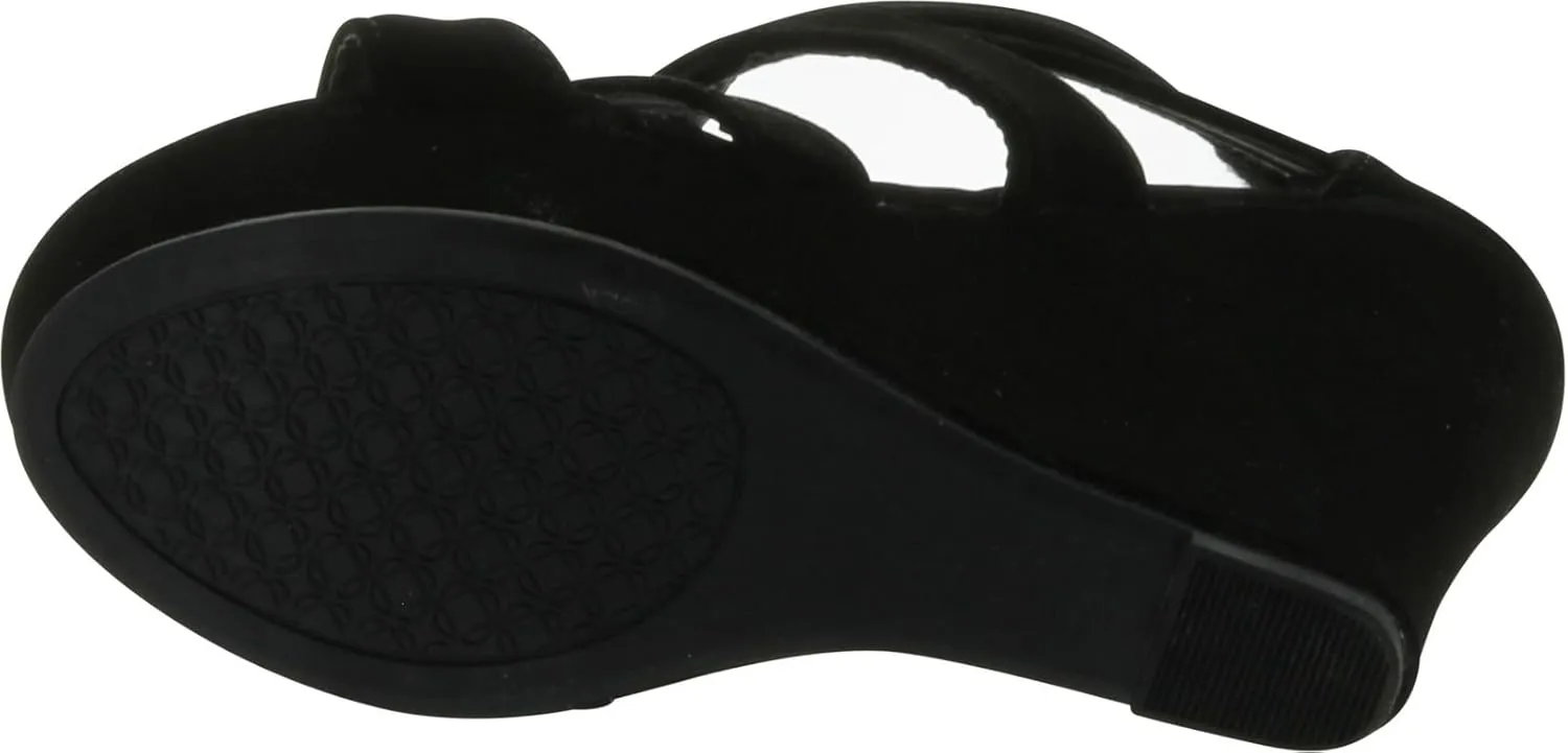 Lindy 03 Strappy Open Toe Platform Wedge