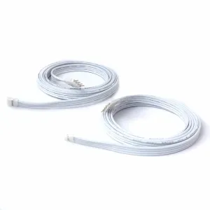 Litcessory Extension Cable for Philips Hue Gradient Lightstrip (10ft, 2 Pack, White)