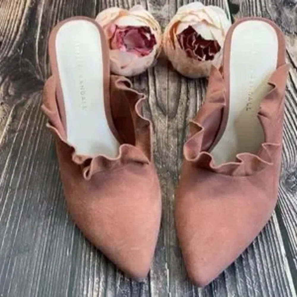 Loeffler Randall Dusty Rose Leather Mule 8.5B