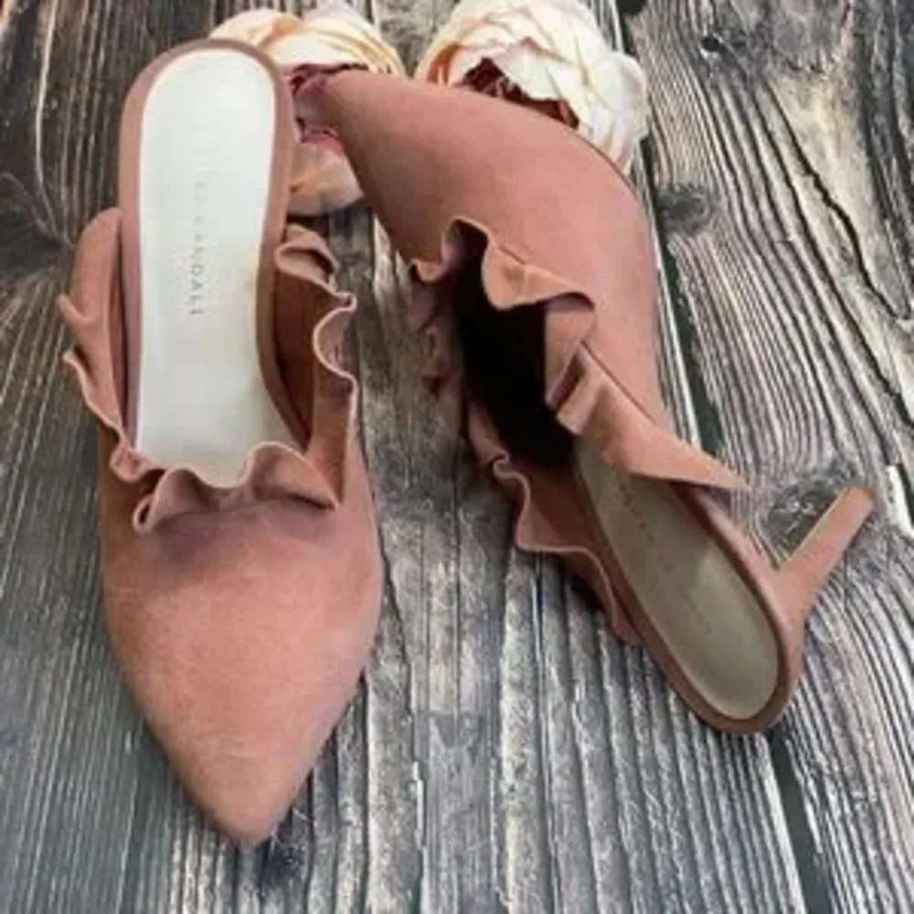 Loeffler Randall Dusty Rose Leather Mule 8.5B