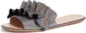 LOEFFLER RANDALL Women's Rey-LME Slide Sandal, Rainbow, 6 Medium US