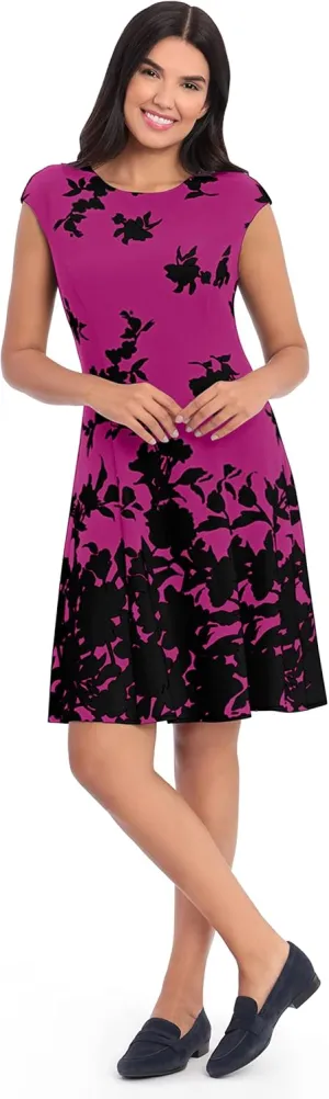 London Times Women's Perfect Versatile Scuba Crepe Fit