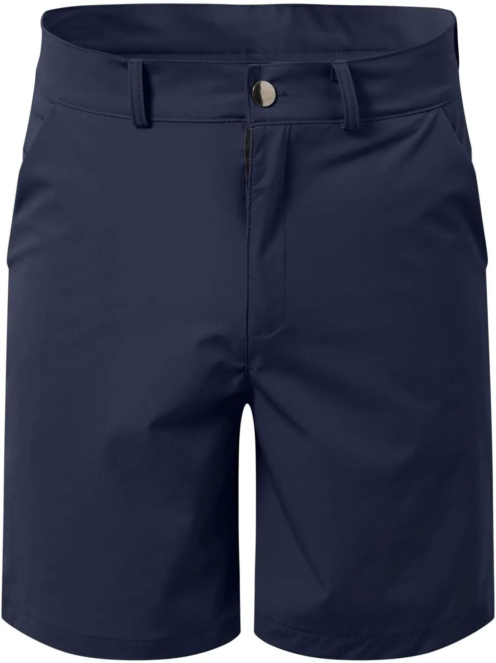 Men's Casual Chino Shorts Comfort Stretch Classic-Fit Flat Front Solid Summer Beach Shorts