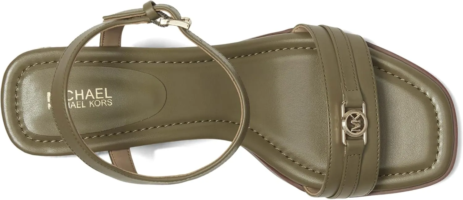 Michael Kors Women's Mandy Mid Sandal Heeled