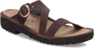 NAOT Women's Brown Haze Leather Geneva 9 B(M) US