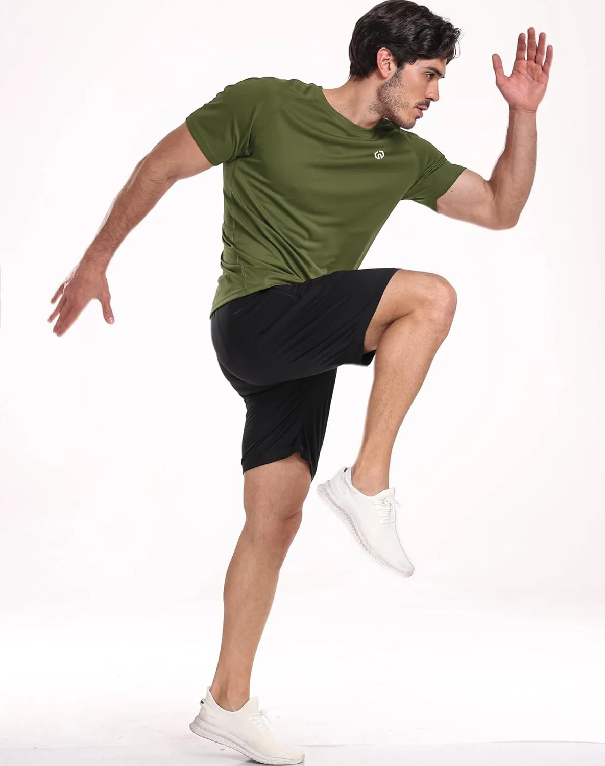 NELEUS Men's Dry Fit Athletic Running Shirt