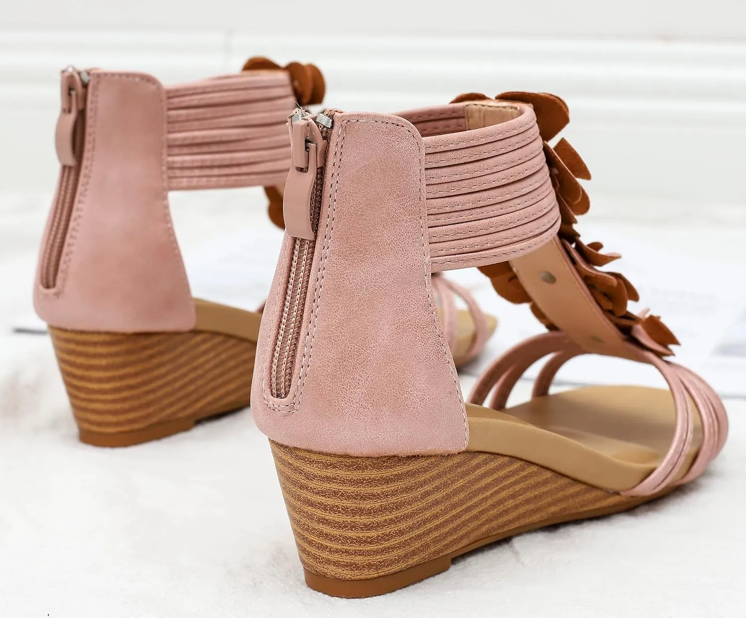 NEW Wedge Sandals for Women Open Toe Casual Summer Roman High Heel Beach Sandals