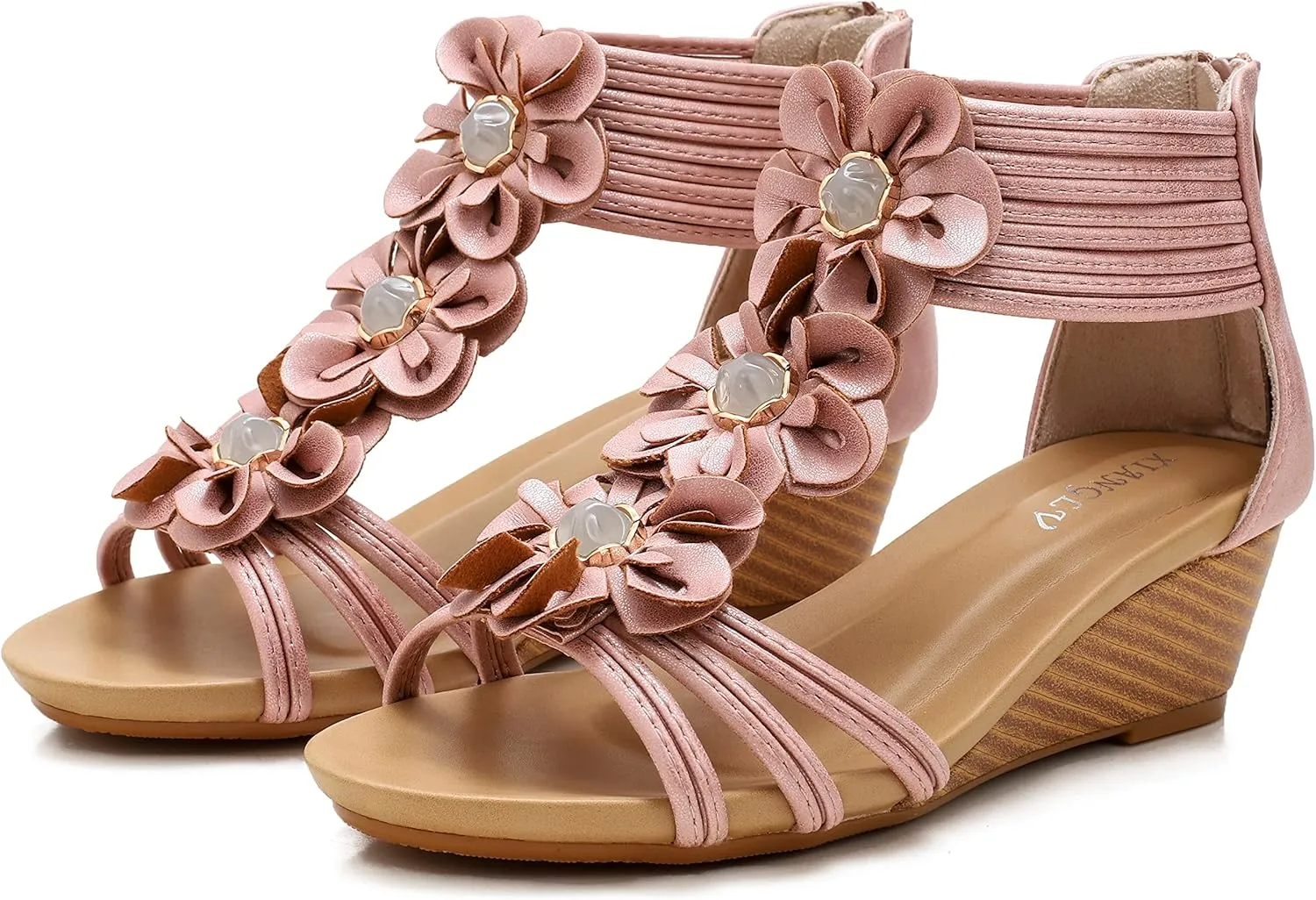 NEW Wedge Sandals for Women Open Toe Casual Summer Roman High Heel Beach Sandals