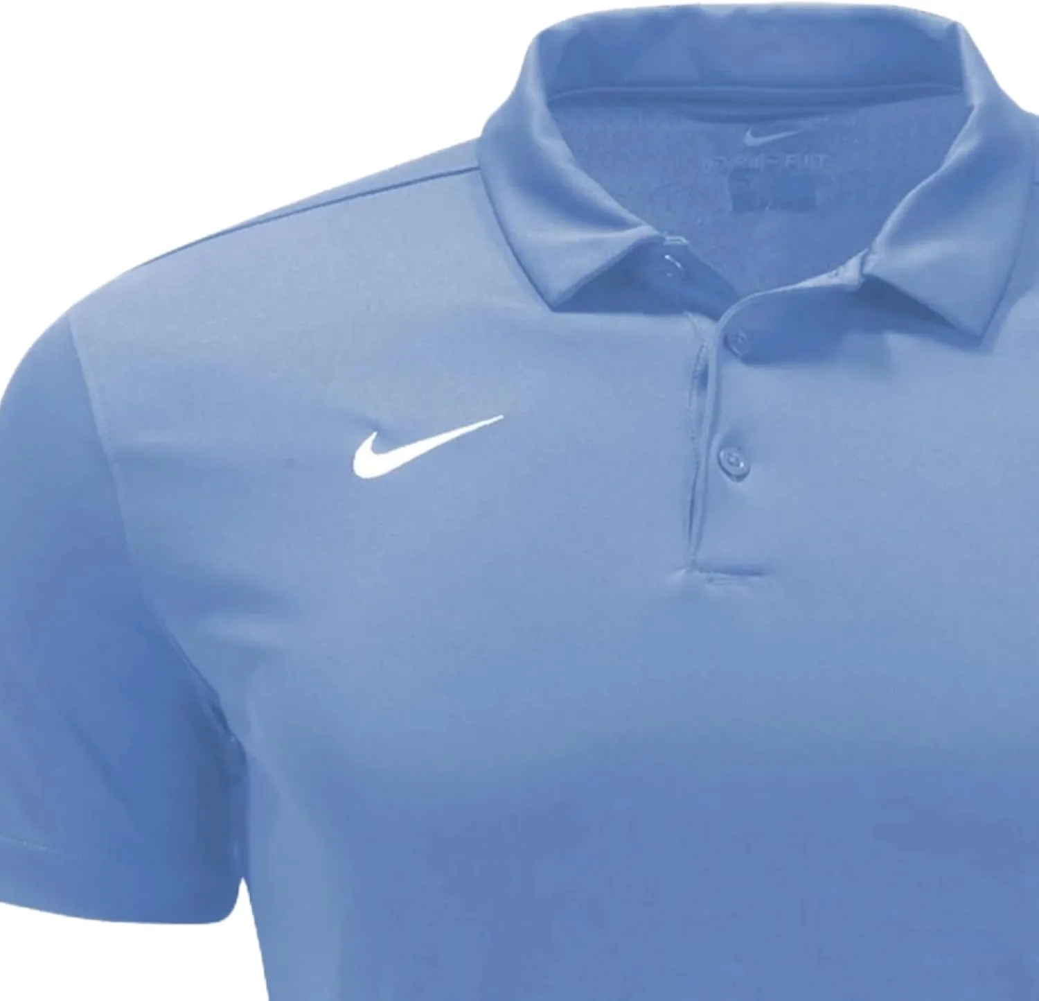 Nike Mens Dri-FIT Short Sleeve Polo Shirt Sky Blue