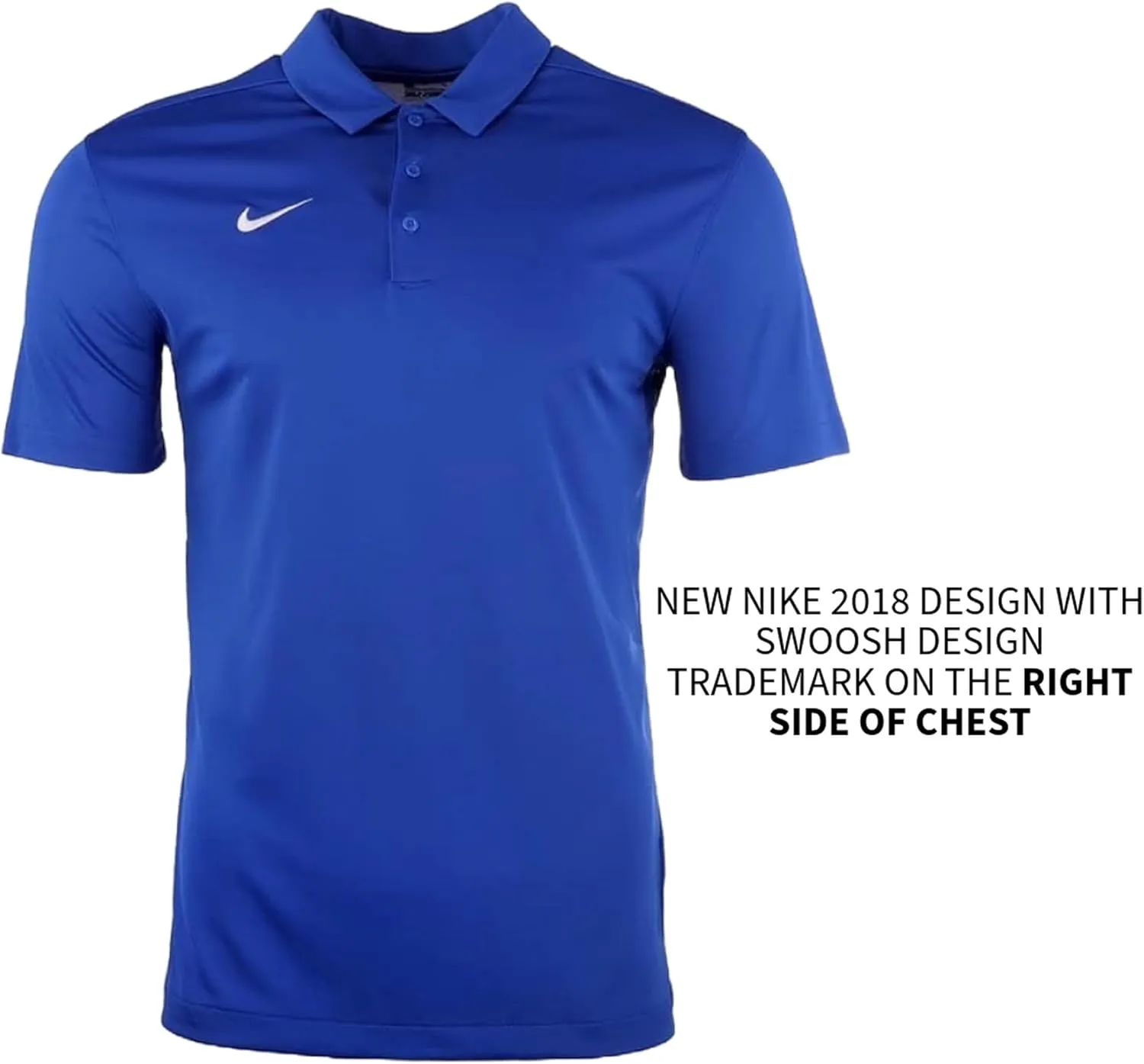 Nike Mens Dri-FIT Short Sleeve Polo Shirt Sky Blue