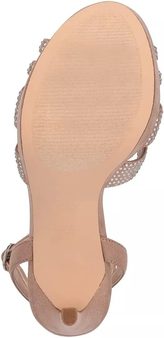 Nine West Women's Ankle Strap Open Toe Heeled Sandal