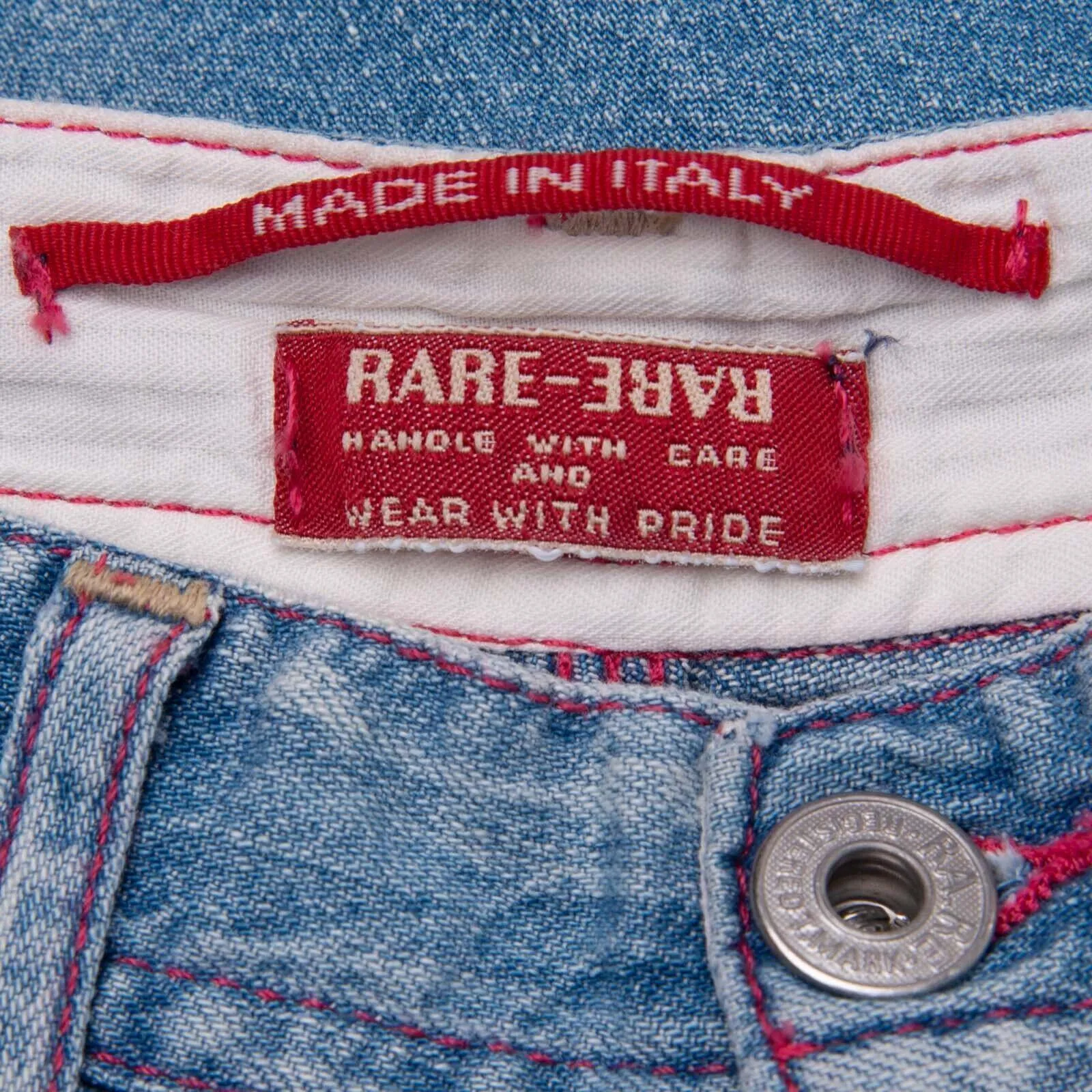 NWT - RA-RE Italian Boys Wide Leg Distressed Jeans - Size 4Y