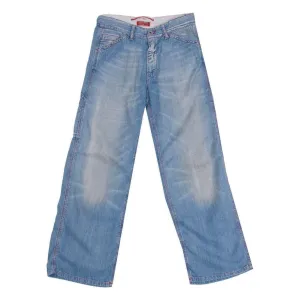 NWT - RA-RE Italian Boys Wide Leg Distressed Jeans - Size 4Y