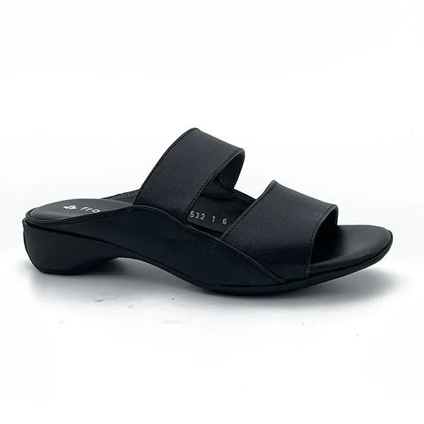 Open Toe Leather Sandal - 0489