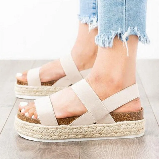 Open Toe Sandal Platform