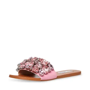 Oversize Flat Adorns Slip Stylish design Rhinestone Steve Pink On Brionna Sandals Madden Slides Free gift with purchase
