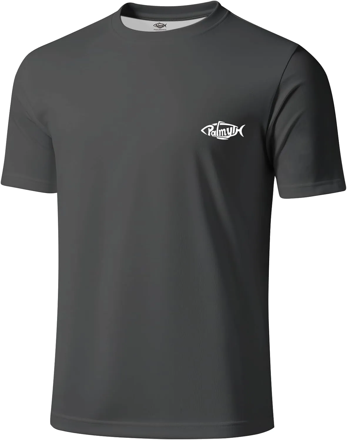 Palmyth Mens Fishing Shirts Short Sleeve UPF 50  T-Shirt UV Sun Protection SPF Tee Quick Dry